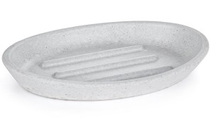 SVIS DESIGN Mydelniczka betonowa lakierowana 15 cm ORION BASIC biała