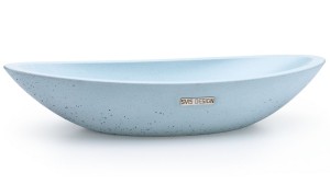 SVIS DESIGN Umywalka nablatowa betonowa ORION BASIC niebieska