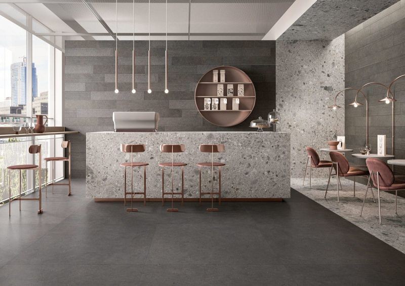 Italgraniti Ceppo Di Gre Grey Naturale 60x120 płytki gresowe imitujące lastryko 133815