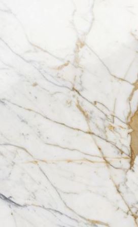 Spiek kwarcowy marmur biały ze złotą żyłą Marazzi Grande M.Look Golden White lux 120x278 6mm 100531