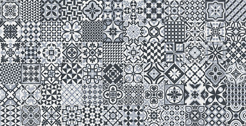 Płytka ścienna Gayafores Heritage Deco Black 32X62,5