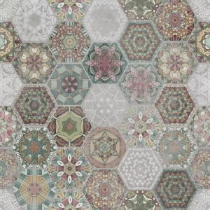 Płytka podłogowa Stargres Patchwork Hexagon Colour 60x60 2 gat.