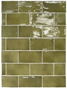 Płytka ścienna Equipe Manacor Basil Green 7,5X15 Eq 26908