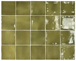 Płytka ścienna Equipe Manacor Basil Green 10X10 Eq 26918