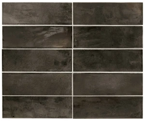 Płytka ścienna Equipe Hanoi Black Ash 6,5x20 Eq 30031