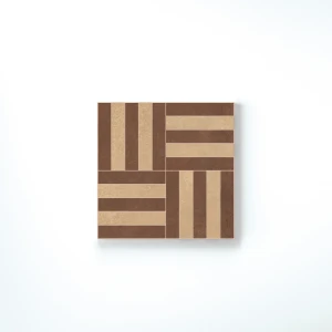 Płytka kamienna Florim Dekor Florim SensiTerre Intreccio Amaranto Rosato Naturale 30x30x0,9 cm