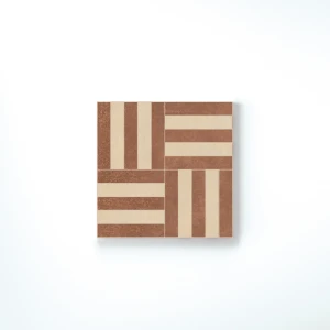 Płytka kamienna Florim Dekor Florim SensiTerre Intreccio Mattone Cotone Naturale 30x30x0,9 cm