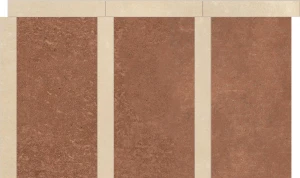 Płytka kamienna Florim Dekor Florim SensiTerre Tappeto Mattone Cotone Naturale 55x32x0,9 cm
