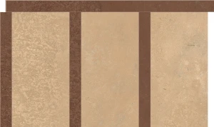 Płytka kamienna Florim Dekor Florim SensiTerre Tappeto Rosato Amaranto Naturale 55x32x0,9 cm