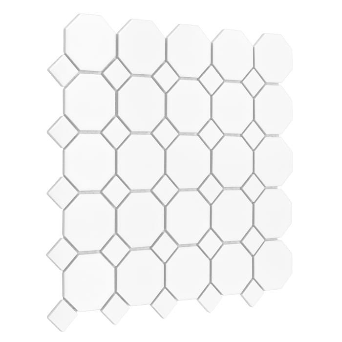 Dunin Mini Octagon White 55 Matt 29,5x29,5 mozaika heksagonalna 103690