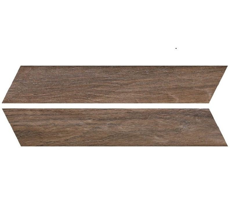Rondine Vintage Brune Chevron 7,5x40,7 płytka gresowa 150462