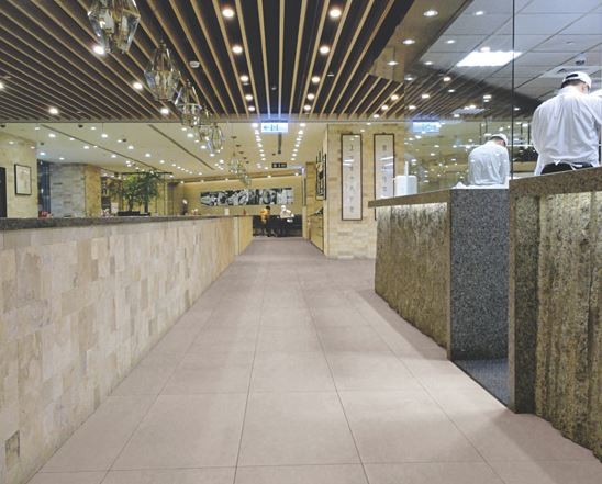Płytki szare beton Casalgrande Padana Pietra di sardegna Punta Molara mat 90x90 81125