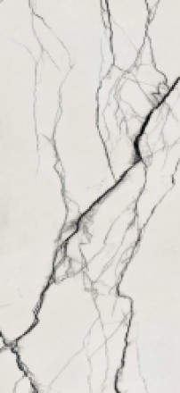 Płytki podłogowe cienkie marmur białe z czarną żyłą Florim Floor Gres B&W_Marble Breach Naturale 160x320 93929