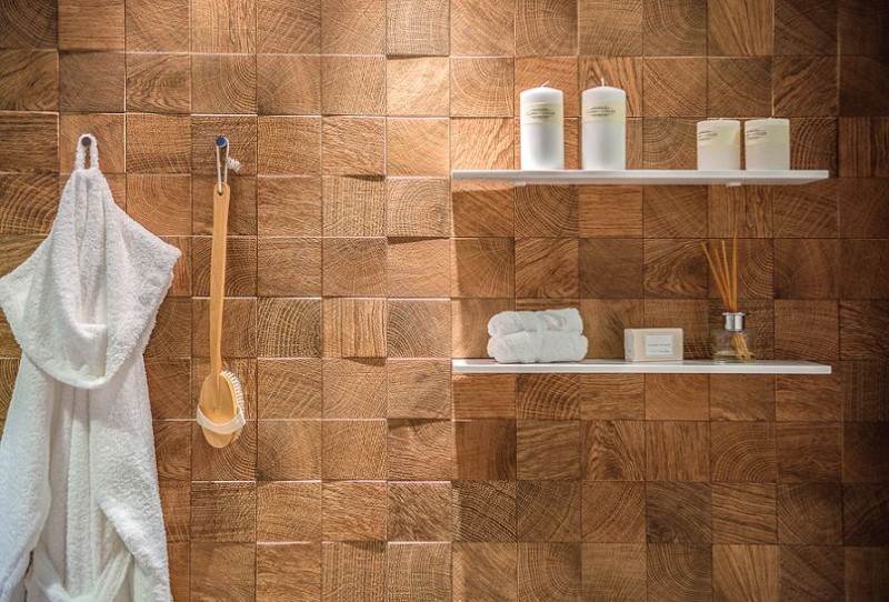 Płytki drewniana mozaika Porcelanosa Taco Oxford Natural 33.3x100 14683