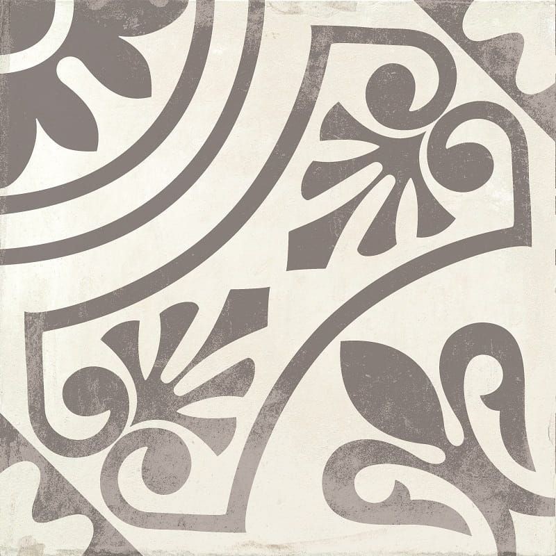 Monopole Avenue Decor Black Lys 18,7x18,7 płytki podłogowe patchworkowe 144879