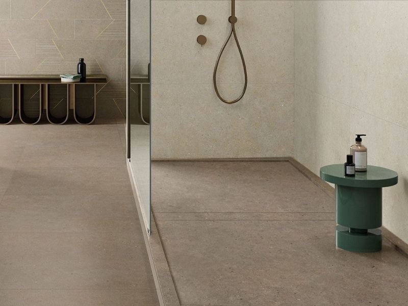 Italgraniti Silver Grain Taupe Naturale 120x120 płytki gresowe imitujące beton 105757