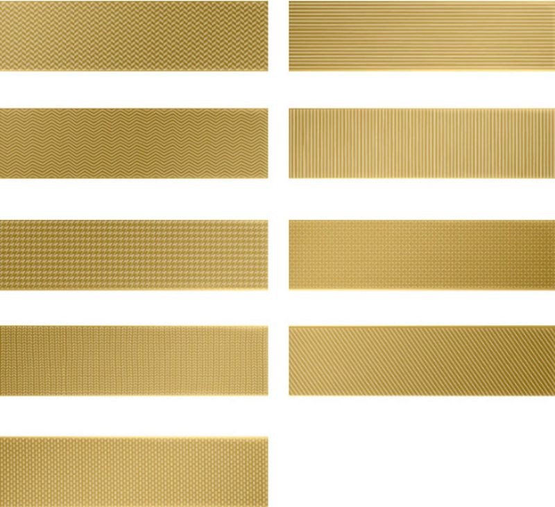 WOW Gradient Decor Gold Matt 7,5x30 płytka ścienna 156001