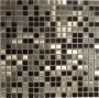 Mozaika złota czarna metal świecąca Dell Arte Royal Steel 30,5x30,5 60106