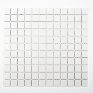 Mozaika biała mały kwadrat monokolor mat Metropol MM 0001 33,0 x 30,2