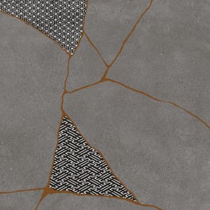 Fioranese Kintsugi Japan Hibi Storm 60,4x60,4 płytka imituąca kamień KTJ607R