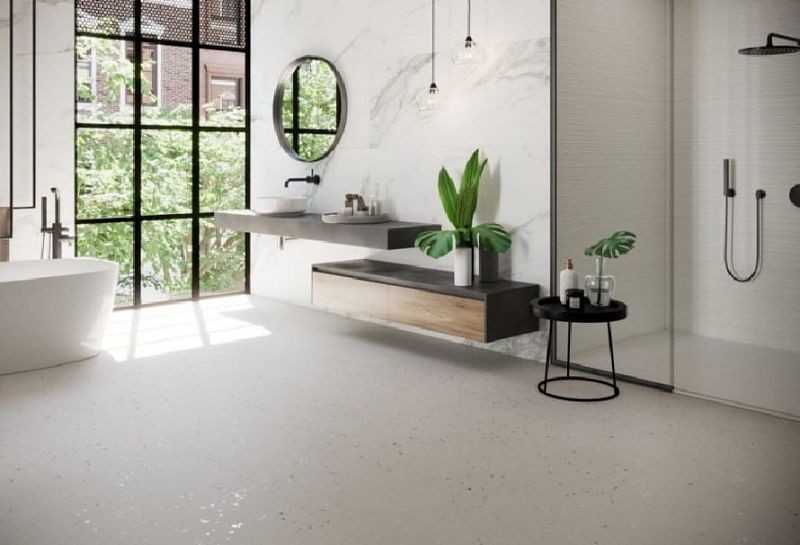 Porcelanite Dos Ceramica Helsinki 1841 Blanco 100x100 płytki lastryko gresowe 147453