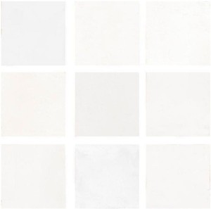 WOW Zellige White Matt 12,5x12,5 płytka ścienna