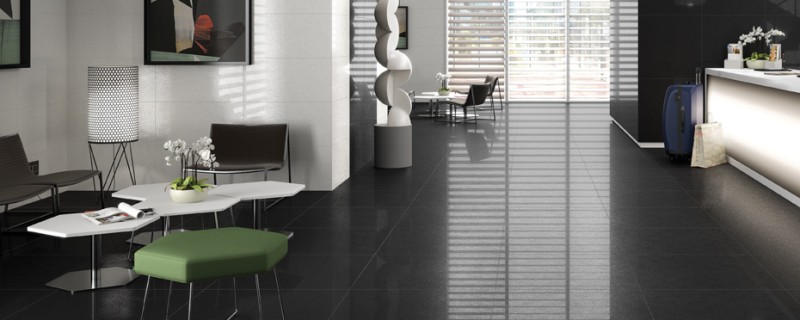 Płytki podłogowe czarne Azteca Smart Lux Black 30x60 9461