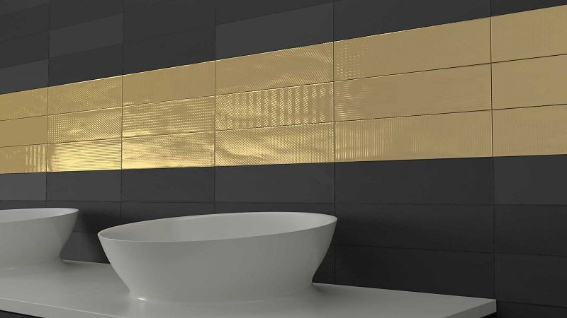 WOW Gradient Decor Gold Matt 7,5x30 płytka ścienna 156002