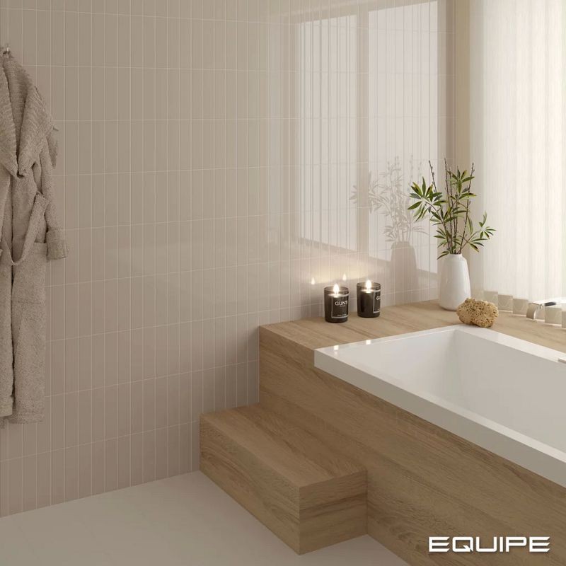 Equipe Costa Nova Beige Pale 5x20 płytki cegiełki 127184