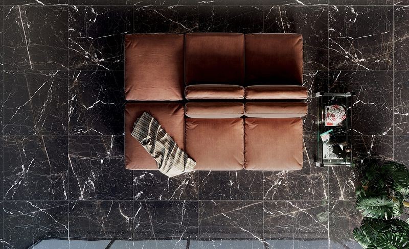 Cercom To Be Marble Portoro Lux 50x100 płytki gresowe imitujące marmur 120496