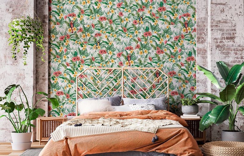 ITT Exotic White Matt 23x27 płytka heksagonalna motyw kwiatowy 134949
