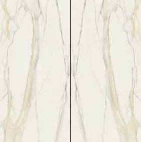 Płytki białe marmur lustrzane odbicie Florim Rex Classici di Rex Calacatta Gold open book A+B soft 160x320 (320x320) 96533