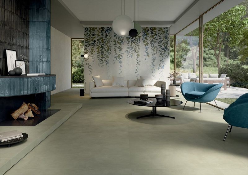Marca Corona Multiforme Lichene 120x120 I829 płytki gresowe betonowe 143592