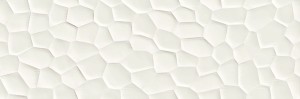 Płytki dekor plastry miodu białe Marazzi Essenziale MNP3 3d satinato 40x120