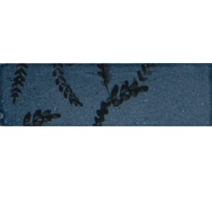 Marazzi Rice Blu Decoro Leaf Lux 5x15 M96W płytki cegiełki