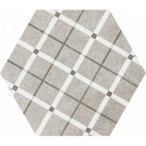 Equipe Hexatile Cement Geo Grey 17,5x20 płytka gresowa