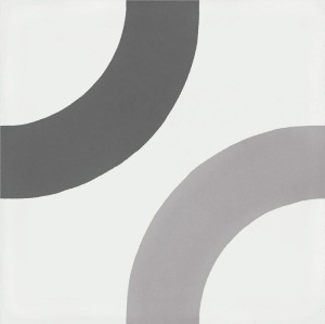 WOW Loop Decor Grey 18,5x18,5 płytka gresowa
