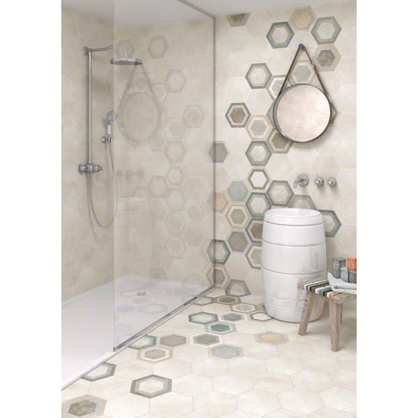 Vives Hexágono Bushmills Multicolor 23x26,6 płytki heksagonalne patchwork 153403