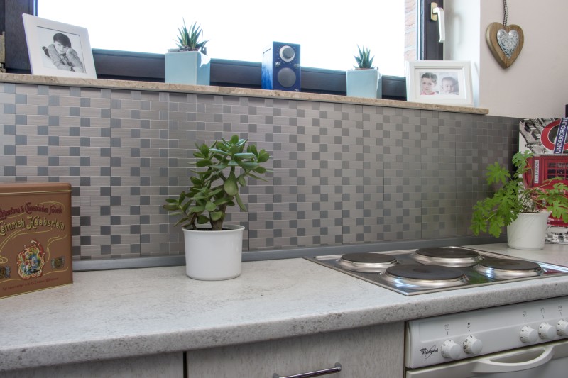Mozaika srebrna aluminiowa mix kwadrat prostokąt Metropol MM 0113 30,5 x 30,5 79249