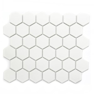 Mozaika heksagonalna biała ceramiczna Metropol MM 0091 32,5 x 28,1