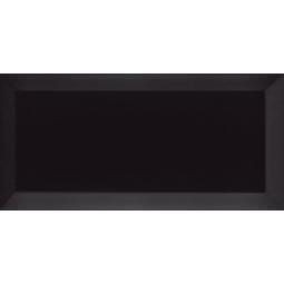 Ribesalbes Ceramica Bisel Negro Brillo 10x20 płytka ścienna