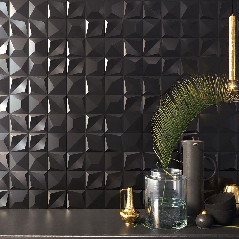 Dune Multishapes Black 25x25 187347 płytka ścienna 125173