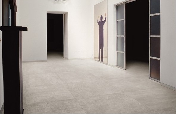 Płytki betonopodobne szare Emil Ceramica On Square Cemento Lappato Rett. 60x60 dms 39579
