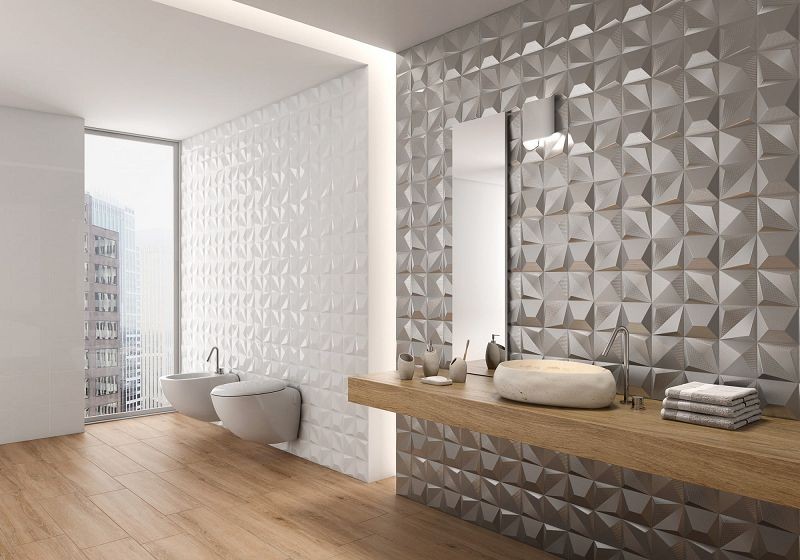 Dune Shape White Gloss 25x25 187331 płytka ścienna 158851
