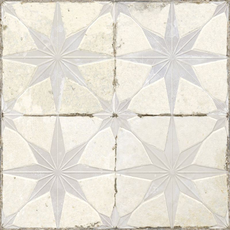 Peronda FS Star White LT 45x45 płytki patchwork podłogowe rustykalne 146748