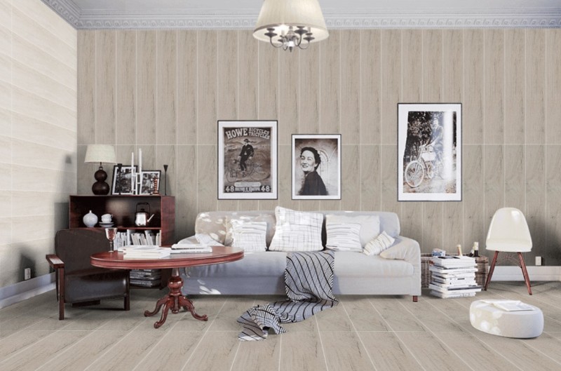 Płytki drewno sęki szary beż Porcelanosa Manhattan Maple 19,3x180 15576
