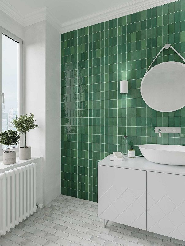 WOW Fez Emerald Gloss 6,2x12,5 płytka ścienna 157942