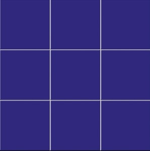 Płytki łazienkowe granatowe Mainzu Chroma Cobalto Brillo 20x20