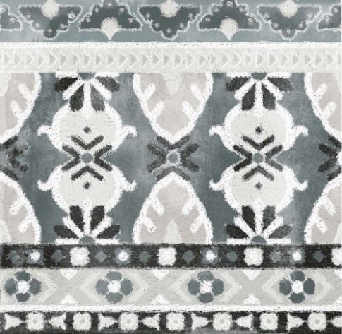 Płytka podłogowa ścienna salon przetarty szary biały patchwork ABK Play Capret Mix Grey 20x20-86793