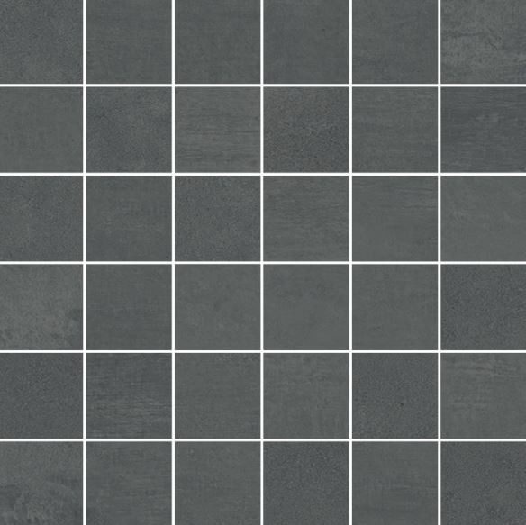Mozaika ścienna podłogowa antracite kostki Gardenia Orchidea Mood MosaicoT36 Ash 33,3 × 33,3 93478